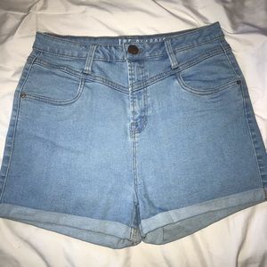 Denim shorts